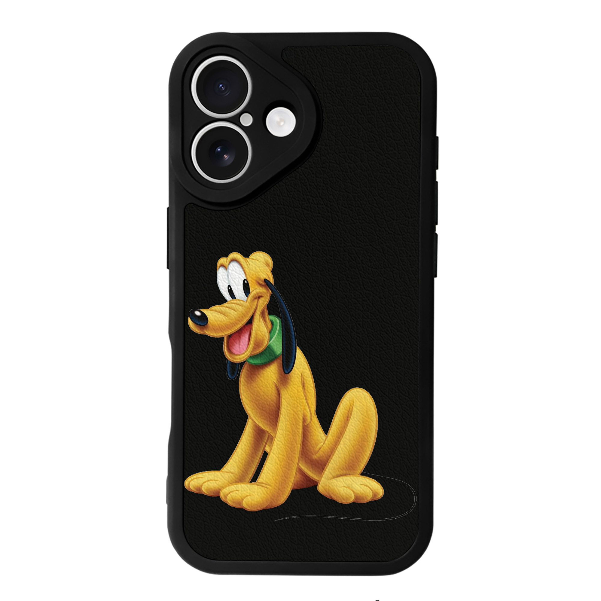 （画像用） ミッキーマウス Mickey Mouse 【iPhone 16シリーズ対応】シリコンスマホケース（レザー調） 材質：シリコン